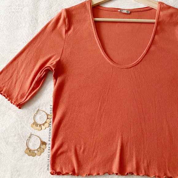 Intimately FP Ribbed Scooped Neck Slightly Cropped Top - Picture 4 of 12